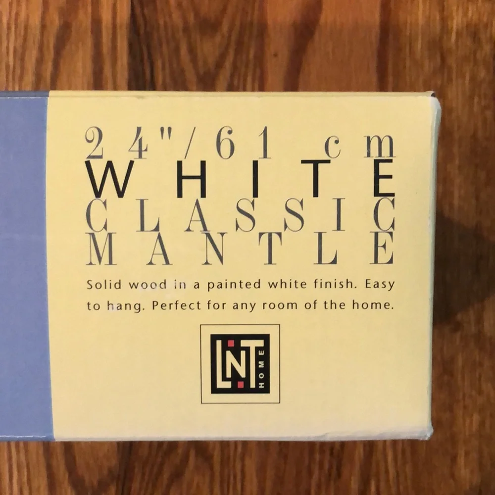 New, never used White Display Mantles